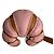 Autre Marque Charm Leather Croissant Multicolor Pink - view 12