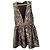 Alexander McQueen Mini Kleid Dunkelgrau Polyester Anthrazitgrau