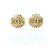 Orecchini Chanel G23C design a conchiglia con marchio Coco in strass