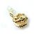 Orecchini Chanel G23C design a conchiglia con marchio Coco in strass - vista 7