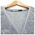 Max Mara CARDIGAN LARGO SPORTMAX Gris - vista 4