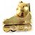 Chanel Coco Rollschuh Brosche Golden - Ansicht 2