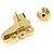 Chanel Coco Rollschuh Brosche Golden - Ansicht 4