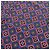 Timeless Foulard in seta CHANEL vintage Rosso Blu - vista 3