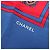 Timeless Foulard in seta CHANEL vintage Rosso Blu - vista 5
