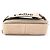 Borsa Pouch Chloé WOODY in Lino e Pelle Marrone Beige - vista 7