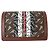 Billetera compacta con cadena Burberry TB con estampado total Castaño