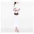 Borsa a spalla Gucci Mini GG Supreme Moon Side Web marrone Beige - vista 11
