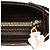 Borsa a spalla Gucci Mini GG Supreme Moon Side Web marrone Beige - vista 9