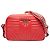 Borsa a tracolla Diagramme in pelle di vitello rossa Prada Red