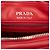 Borsa a tracolla Diagramme in pelle di vitello rossa Prada Red - view 5