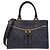 Borsa a spalla Monogram Empreinte Three PM di Louis Vuitton Rosso Blu navy