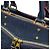 Borsa a spalla Monogram Empreinte Three PM di Louis Vuitton Rosso Blu navy - vista 11