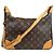 Borsa a Spalla Boulogne 30 Monogram Louis Vuitton Marrone