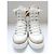 Stivali Flocon Hermès in pelle bianca foderati in shearling per escursioni Bianco - vista 13