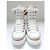 Stivali Flocon Hermès in pelle bianca foderati in shearling per escursioni Bianco - vista 2