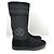 Stivali Mukluk foderati in shearling con logo CC di Chanel Nero
