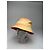 Cappello bucket logo Isabel Marant Giallo Arancione - vista 2
