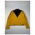 Maglione a collo alto vintage Dior nero e giallo M - vista 4