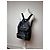 Vintage Courreges Polyester Rucksack Schwarz