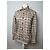 Camicia a quadri vintage Dior Nero Bianco M Marrone