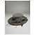 Vintage Jil Sander Wool Feather Hat Grey