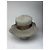 Vintage Jil Sander Wool Feather Hat Grey - view 9