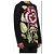 Kenzo Sweatshirt Blumenmuster Schwarz Mehrfarben - Ansicht 2