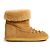 Stivaletti Chanel Coco Neige EU39 Suede Foderati Stivali Classici con Catena UK6 US8.5 Cammello