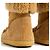 Stivaletti Chanel Coco Neige EU39 Suede Foderati Stivali Classici con Catena UK6 US8.5 Cammello - vista 5