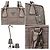 Bolso tote 2 en 1 de cuero nappa gris Prada Castaño - vista 8