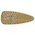 Fermaglio in satin con strass Miu Miu Beige - vista 2