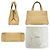 Borsa tote in pelle beige Salvatore Ferragamo - vista 3