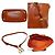 Tote Prada Orange Patentleder 2-Wege-Handtasche - Ansicht 4