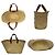 Céline Borsa Pannier Classica Celine in Beige e Marrone - vista 2