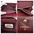 Cartera Larga Bordeaux Chanel Burdeos - vista 5
