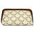 Pochette Mini Céline Triomphe Marrone Bianco - vista 4