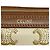 Pochette Mini Céline Triomphe Marrone Bianco - vista 7