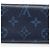 Billetera Compacta Discovery Louis Vuitton Azul - vista 2