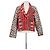 La Prestic Ouiston Red silk jacket