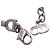 Collana a catena vintage con monogramma logo argento di Christian Dior - vista 7