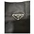 Borsa a spalla in pelle di vitello nera con logo in nylon Prada Nero - vista 2