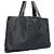 Schwarze Nylon-Tote mit Prada-Logo