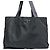 Schwarze Nylon-Tote mit Prada-Logo - Ansicht 2