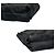 Schwarze Nylon-Tote mit Prada-Logo - Ansicht 6