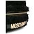 Zaino in mohair con logo MOSCHINO Nero Gold hardware - vista 2