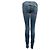 Current Elliott Jeans azul Current Elliot con estampado de leopardo - vista 2
