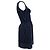 Vestido azul plisado elástico Maje - vista 3