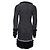 Chanel Cashmere Pelzfransen Kleid Schwarz - Ansicht 2