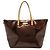 Borsa 2 in 1 Monogram Vernis Bellevue GM di Louis Vuitton Porpora
